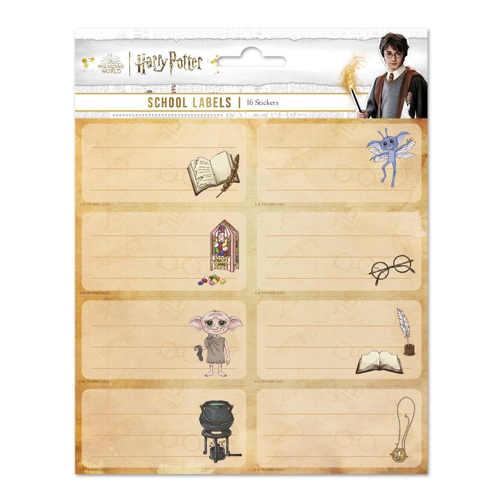 Grupo Erik Harry Potter - SelfAdhesive Labels Selbstklebende Etiketten - Mehrfarben